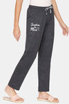 Rosaline Starry Nights Knit Cotton Pyjama - Black Beauty — thumbnail 1